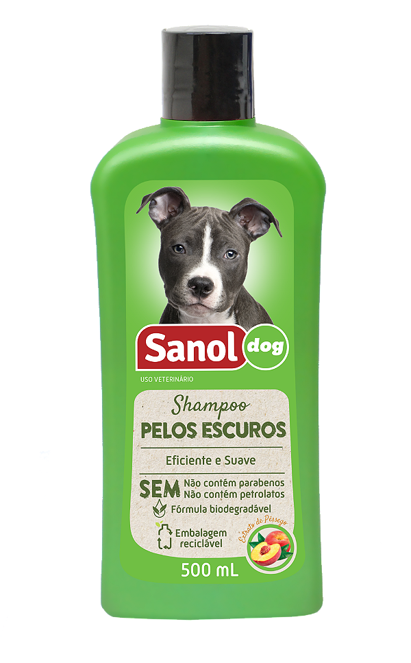 Shampoo Sanol Dog Pelos Escuros 500ml